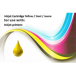 Huismerk HP 88 (C9388AE) inktcartridge geel