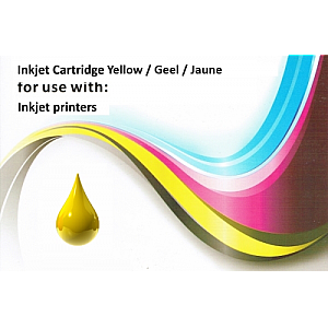 Huismerk Epson T0344 inktcartridge geel 