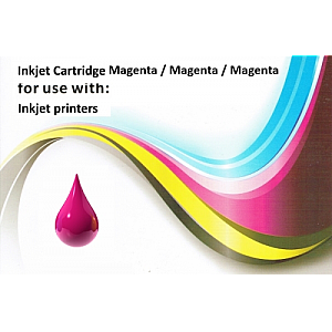 Huismerk Epson T0343 inktcartridge magenta 
