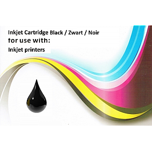 Huismerk Epson T050 inktcartridge zwart 
