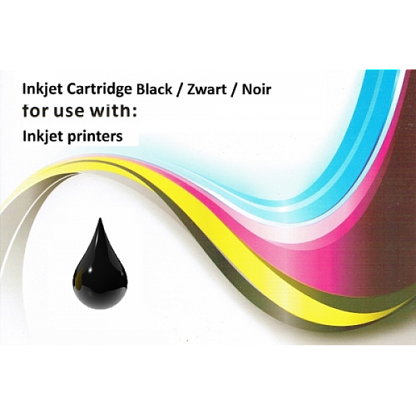 Huismerk HP 901XL (CC654AE) Inktcartridge Zwart Hoge capaciteit