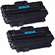 Huismerk 2x Samsung MLT-D1052L toner zwart hoog volume
