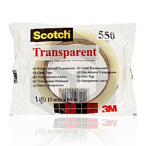 3M Scotch transparante tape 19 mm x 66 m (origineel)