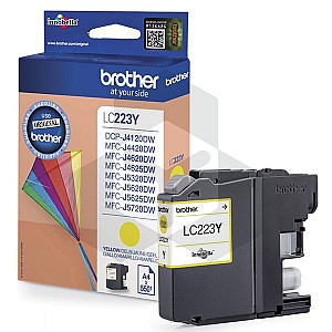 Brother LC-223Y inktcartridge geel (origineel)