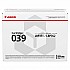 Canon 039 toner zwart (origineel)