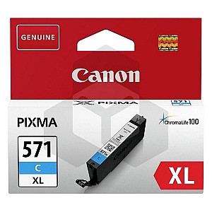 Canon CLI-571C XL inktcartridge cyaan hoge capaciteit (origineel)