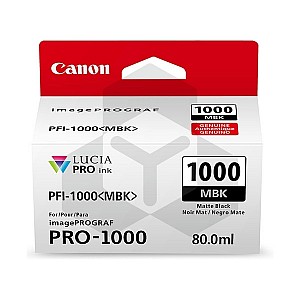 Canon PFI-1000MBK inktcartridge mat zwart (origineel)