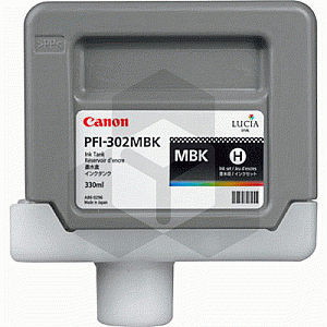 Canon PFI-302MBK inktcartridge mat zwart (origineel) Canon PFI-302MBK inktcartridge mat zwart (origineel)