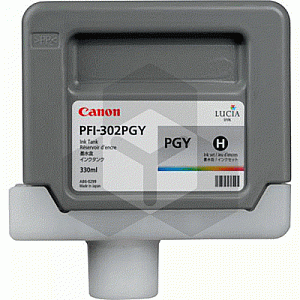 Canon PFI-302PGY inktcartridge foto grijs (origineel) Canon PFI-302PGY inktcartridge foto grijs (origineel)