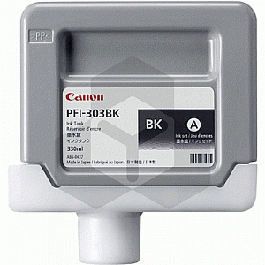 Canon PFI-303BK inktcartridge zwart (origineel) Canon PFI-303BK inktcartridge zwart (origineel)