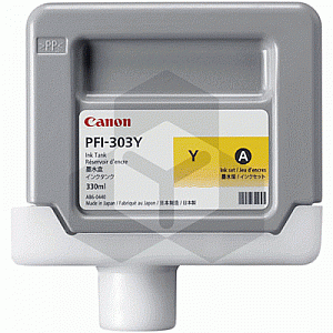 Canon PFI-303Y inktcartridge geel (origineel) Canon PFI-303Y inktcartridge geel (origineel)