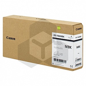 Canon PFI-706MBK inktcartridge mat zwart hoge capaciteit (origineel)