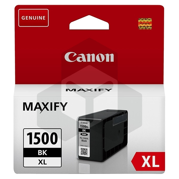 Canon PGI-1500BK XL inktcartridge zwart hoge capaciteit (origineel)