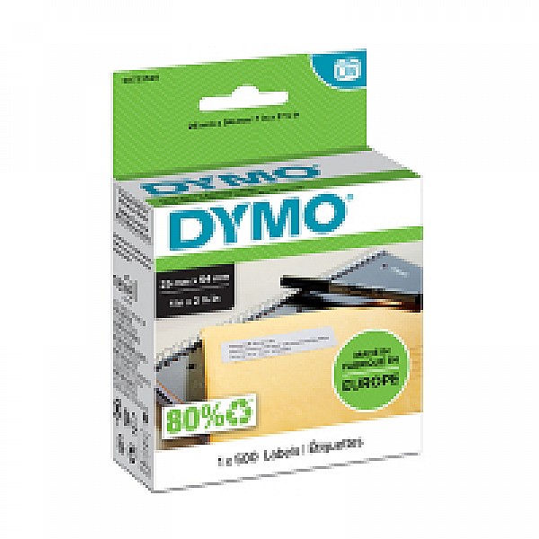 Dymo 11352 grote etiketten voor retouradres (origineel)