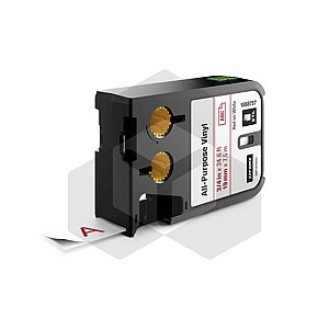 Dymo 1868757 XTL tape vinyl rood op wit 19 mm (origineel)