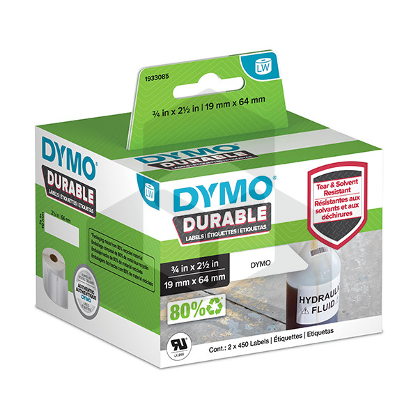 Dymo 1933085 duurzame barcode etiketten (origineel)
