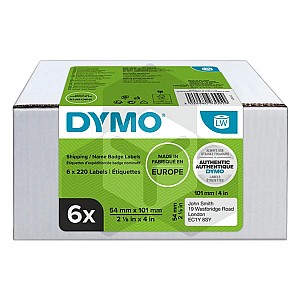 Dymo 2093092 verzend- en naambadge etiketten 6 stuks 99014 (origineel)