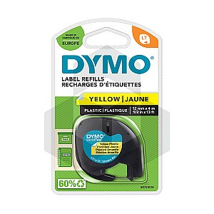 Dymo 91202 tape geel 12 mm (origineel)