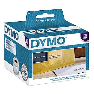 Dymo 99013 brede transparante adresetiketten (origineel)