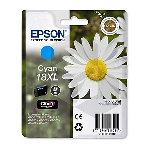 Epson 18XL (T1812) inktcartridge cyaan hoge capaciteit (origineel)