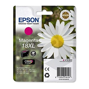 Epson 18XL (T1813) inktcartridge magenta hoge capaciteit (origineel)