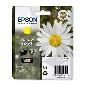 Epson 18XL (T1814) inktcartridge geel hoge capaciteit (origineel)