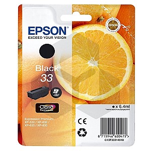 Epson 33 (T3331) inktcartridge zwart (origineel)