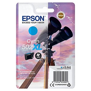 Epson 502XL inktcartridge cyaan hoge capaciteit (origineel)