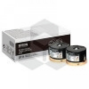 Epson S050711 toner zwart dubbelpak (origineel)