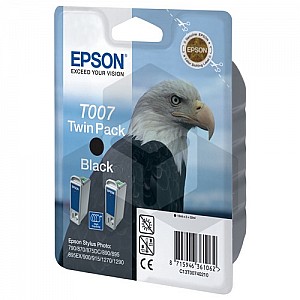 Epson T007 inktcartridge zwart (origineel)