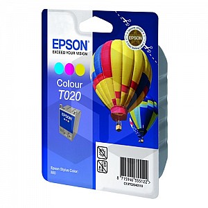 Epson T020 inktcartridge kleur (origineel)