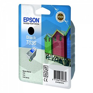Epson T036 inktcartridge zwart (origineel)