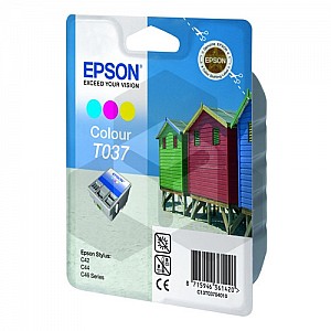 Epson T037 inktcartridge kleur (origineel)