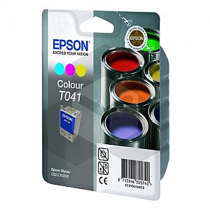 Epson T041 inktcartridge kleur (origineel)