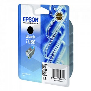 Epson T066 inktcartridge zwart (origineel)