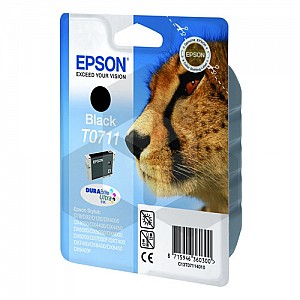 Epson T0711 inktcartridge zwart (origineel)