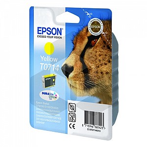 Epson T0714 inktcartridge geel (origineel)