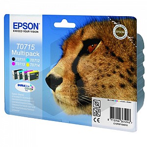 Epson T0715 multipack 4 inktcartridges (origineel)