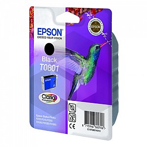 Epson T0801 inktcartridge zwart (origineel)