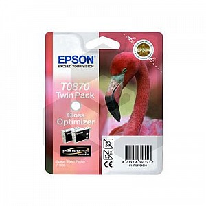 Epson T0870 glansafwerking (gloss optimizer) 2 stuks (origineel)