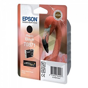 Epson T0871 inktcartridge foto zwart (origineel)