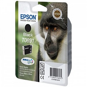 Epson T0891 inktcartridge zwart (origineel)