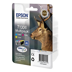 Epson T1306 multipack 3 inktcartridges (origineel)