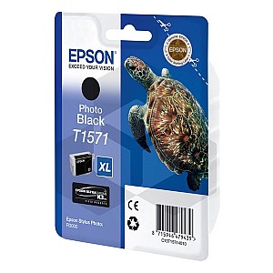 Epson T1571 inktcartridge foto zwart (origineel)