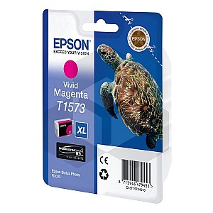 Epson T1573 inktcartridge vivid magenta (origineel)