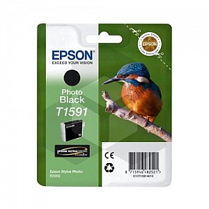 Epson T1591 inktcartridge foto zwart (origineel)