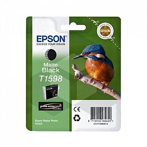 Epson T1598 inktcartridge mat zwart (origineel)
