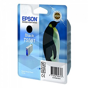 Epson T5591 inktcartridge zwart (origineel)