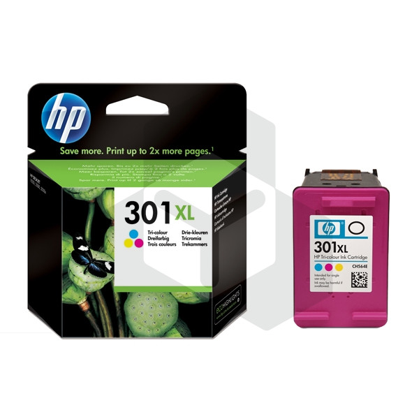 HP 301XL (CH564EE) inktcartridge kleur hoge capaciteit (origineel) HP 301XL (CH564EE) inktcartridge kleur hoge capaciteit (origineel)