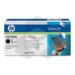 HP 504X (CE250X) toner zwart hoge capaciteit (origineel)